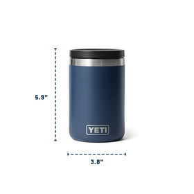 YETI Rambler 16 oz food jar dishwasher-safe icon on lid.