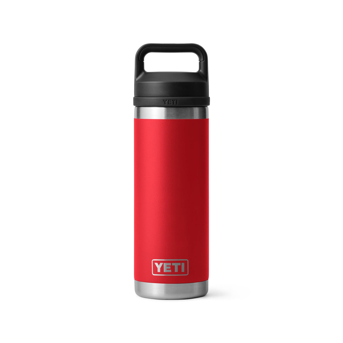 YETI Rambler 18 oz bottle with leakproof Chug Cap for quick drinks on the go.