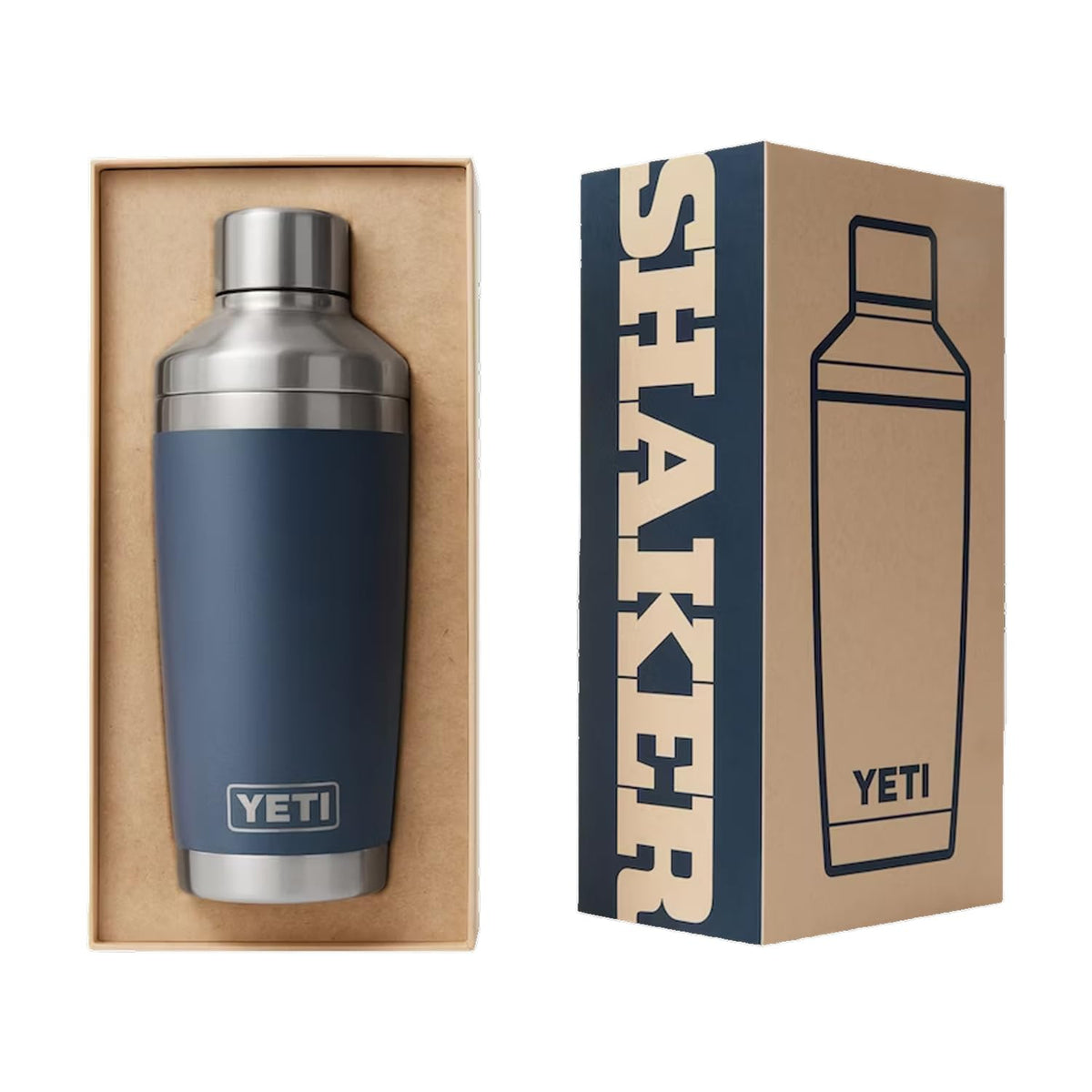 YETI Rambler 20 oz Cocktail Shaker with leak-resistant lid preventing spills during shaking