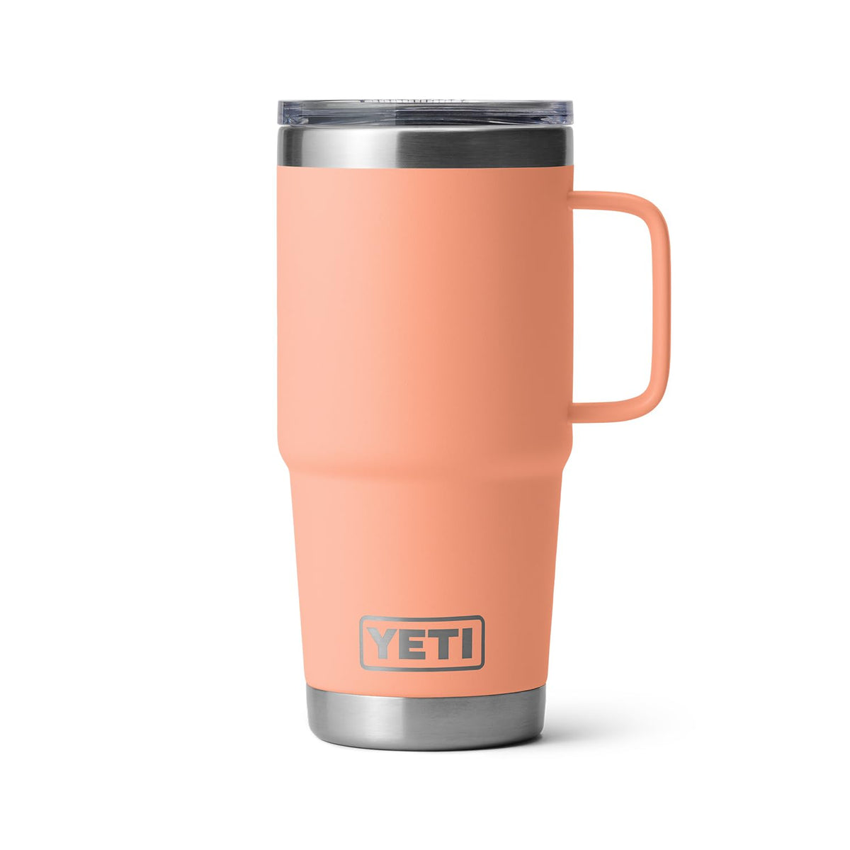 YETI Rambler 20 oz Travel Mug placed in dishwasher for easy cleaning
