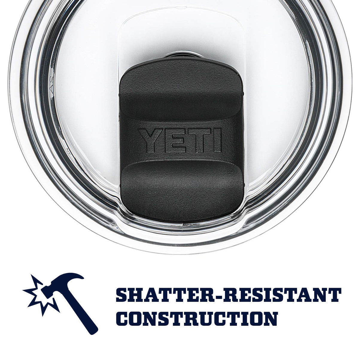 YETI Rambler 20 oz fits standard cup holders for easy transport.