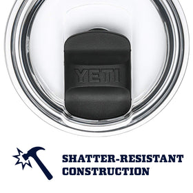 YETI Rambler 20 oz tumbler dishwasher-safe icon for cleaning.