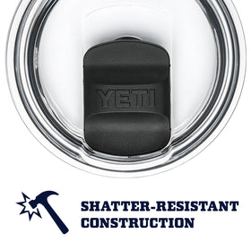 YETI Rambler 24 oz mug with sturdy handle for comfortable grip.
