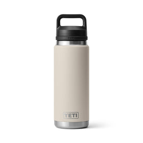 YETI Rambler 26 oz bottle showing vacuum insulation for temperature retention.