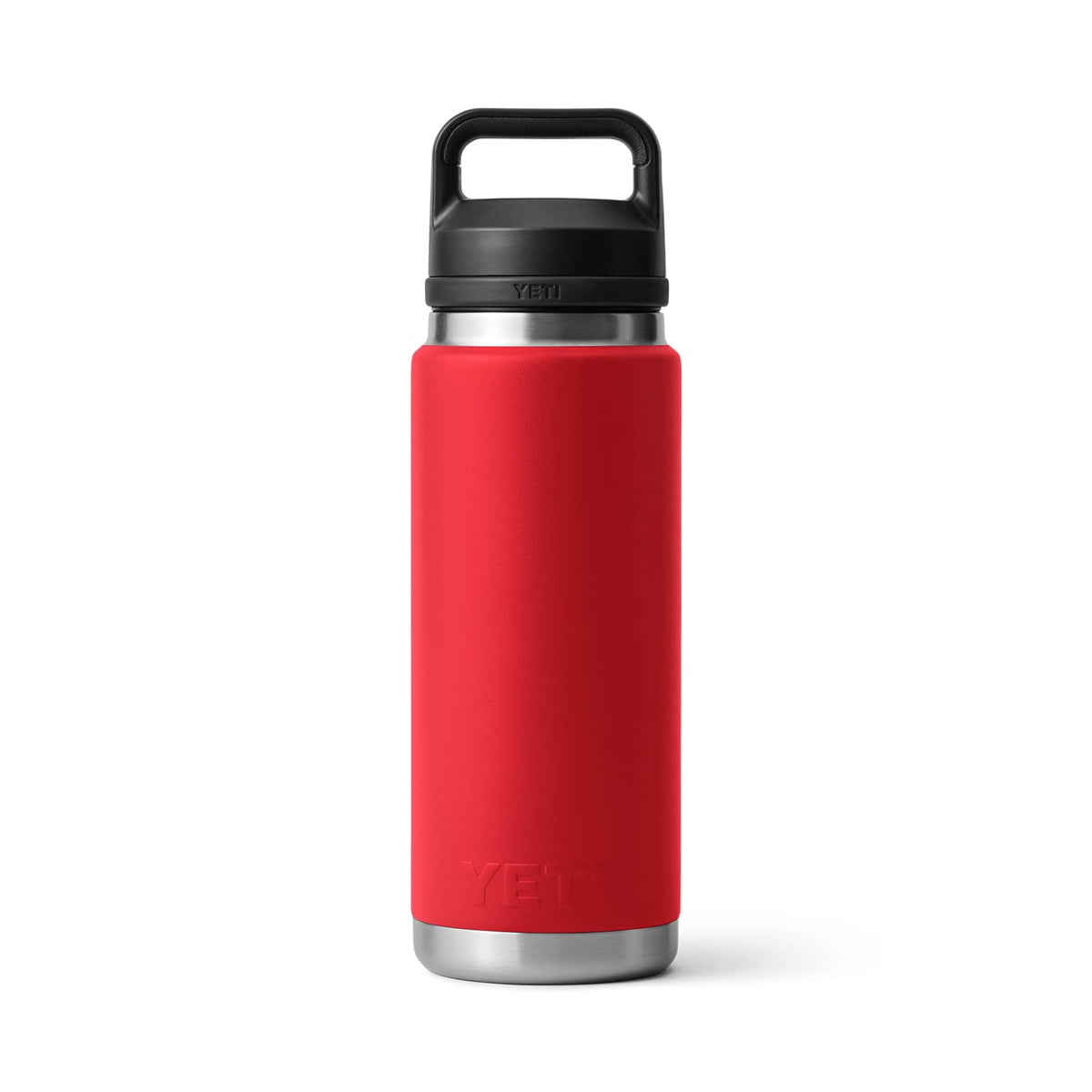 YETI Rambler 26 oz no-sweat exterior stays dry in heat and humidity.