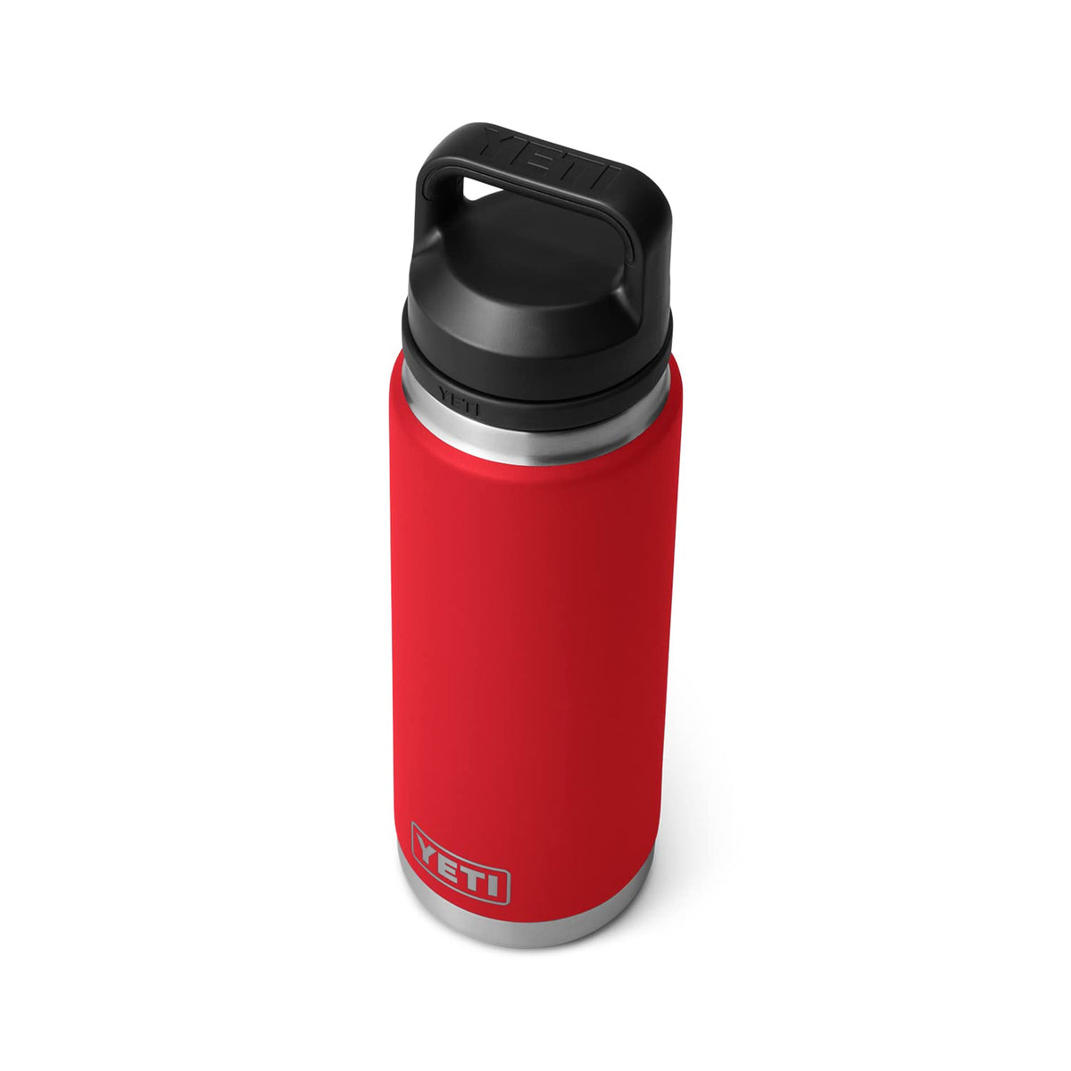 YETI Rambler 26 oz vacuum insulation keeps drinks at temperature longer.