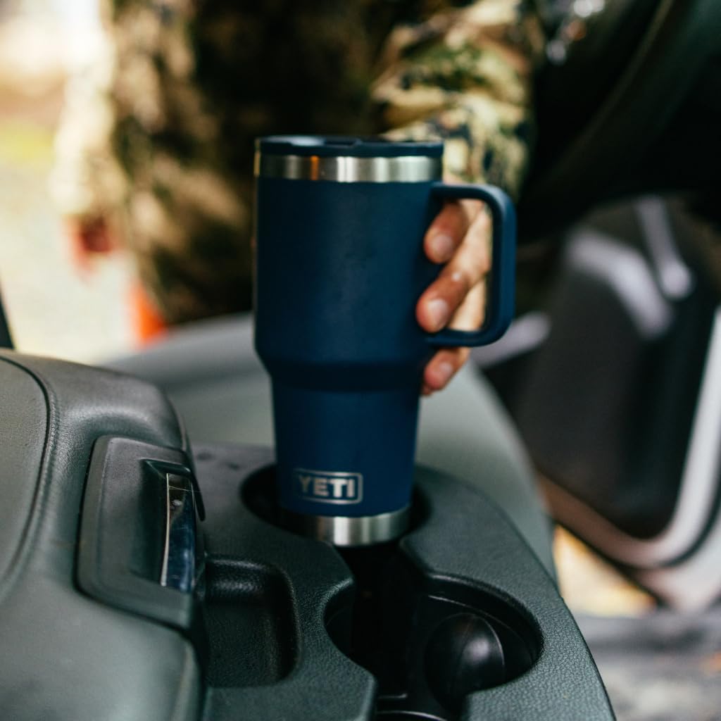 YETI Rambler 30 oz double-wall vacuum insulation keeps drinks cold for hours