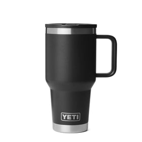 YETI Rambler 30oz with Flip Straw Lid close-up demonstrates spill-free hydration on the go.