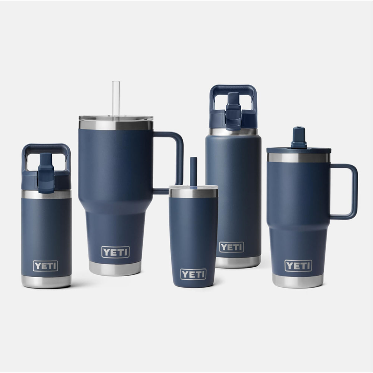 YETI Rambler 35 oz Straw Mug 2.0 ergonomic grip handle for comfortable carrying.