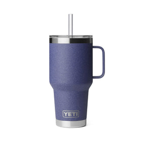 YETI Rambler 35 oz with handle and straw lid in Moon Dust for on-the-go hydration