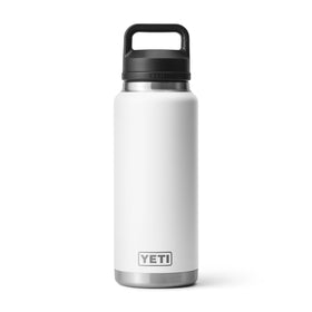 YETI Rambler 36 oz bottle with leakproof Chug Cap for quick sips on the go.