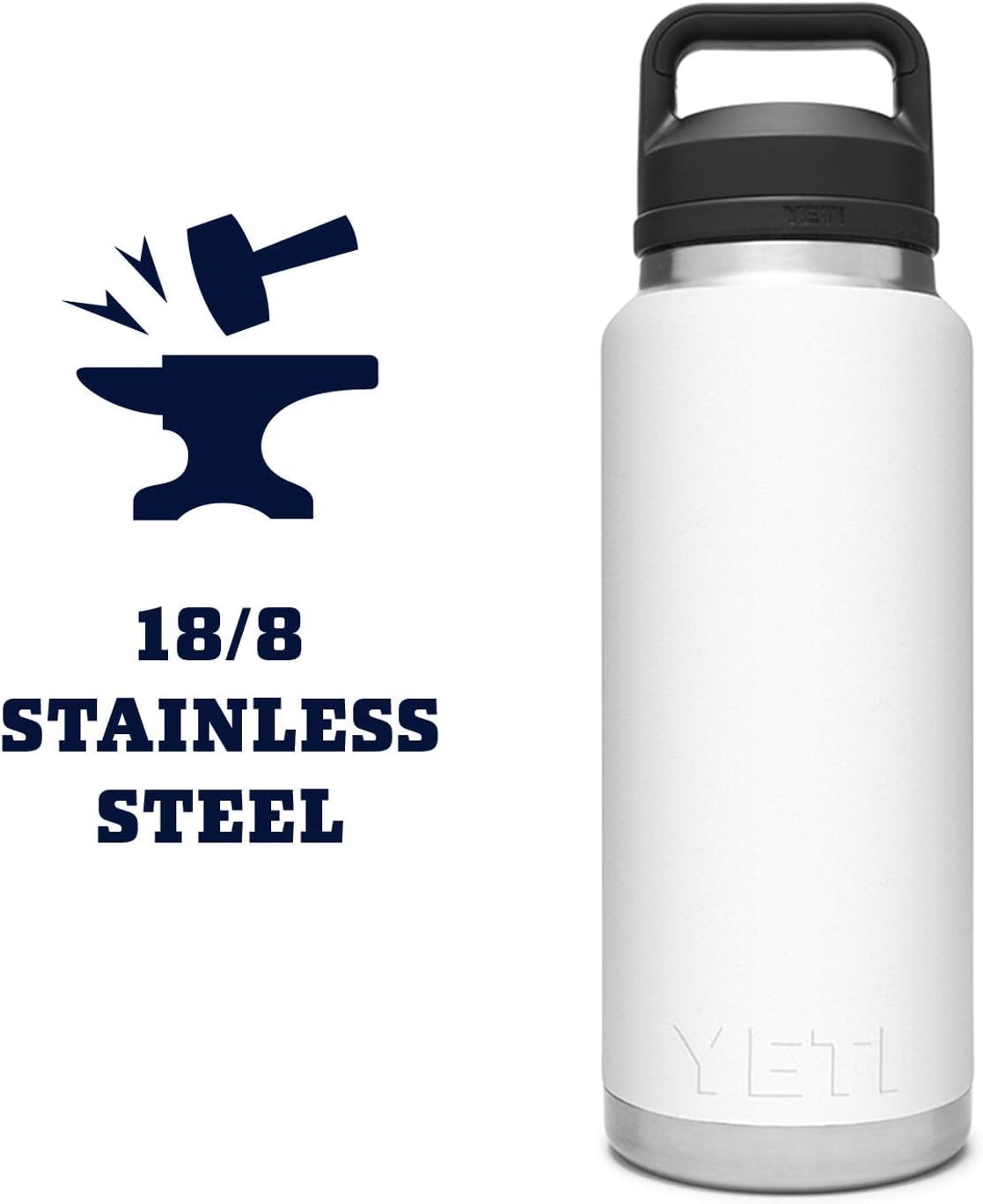 YETI Rambler seafoam bottle suits outdoor activities like hiking