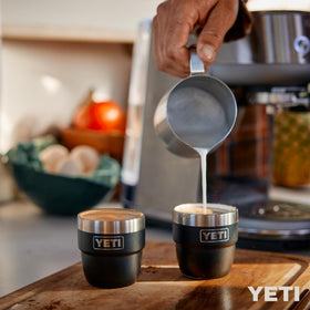 YETI Durasil ceramic-lined cup detail highlights durability and style.