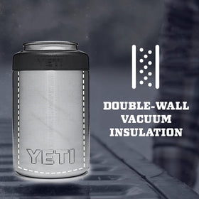 YETI Colster gasket detail 12oz black easy quarter-turn sealing