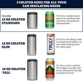 YETI Rambler Colster Solar Flare shows secure fit on standard cans
