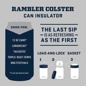 YETI Colster rugged thick-gauge steel and Duracoat finish.