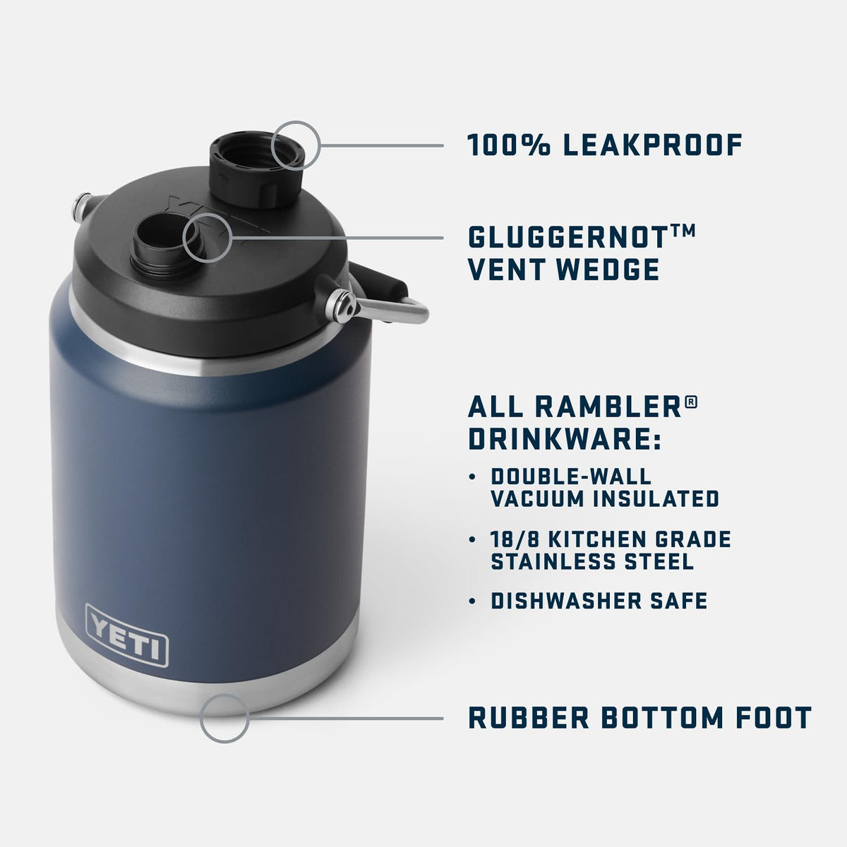 YETI Rambler 2.0 with MagCap attached enables quick water breaks.