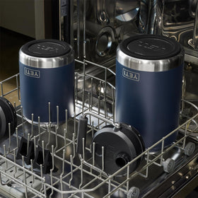 YETI Rambler 2.0 side-hold for easy one-handed carrying.