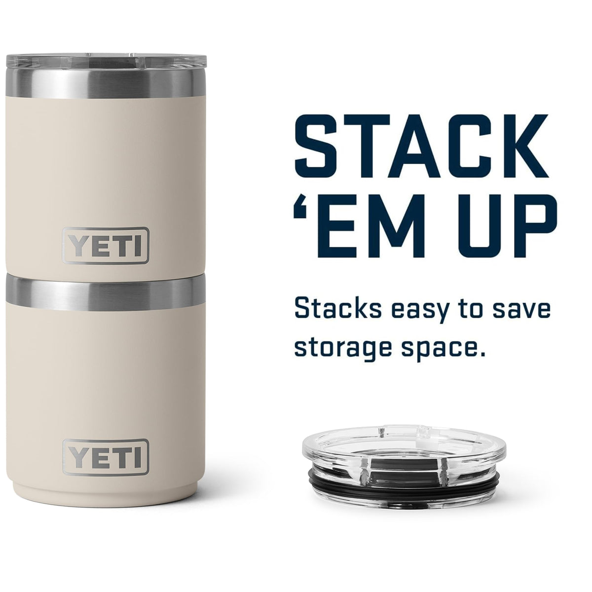 YETI Rambler stainless steel body demonstrating durability