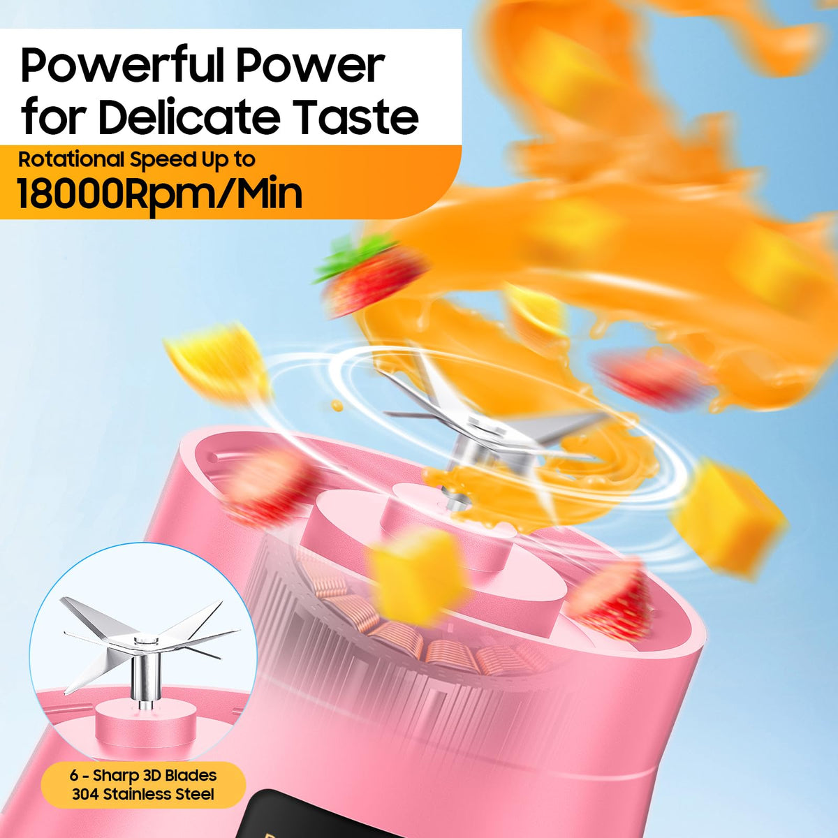 YFIXQNSU BPA free cup for safe daily shakes and fruit blends