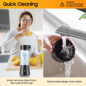 YFIXQNSU compact personal blender great for fruit and veggie juices