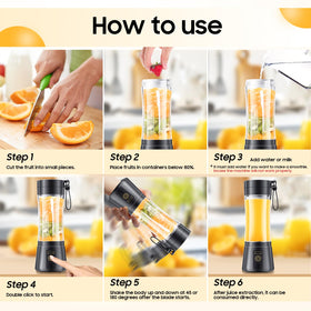 YFIXQNSU easy-clean mini blender makes rinsing a breeze after blending