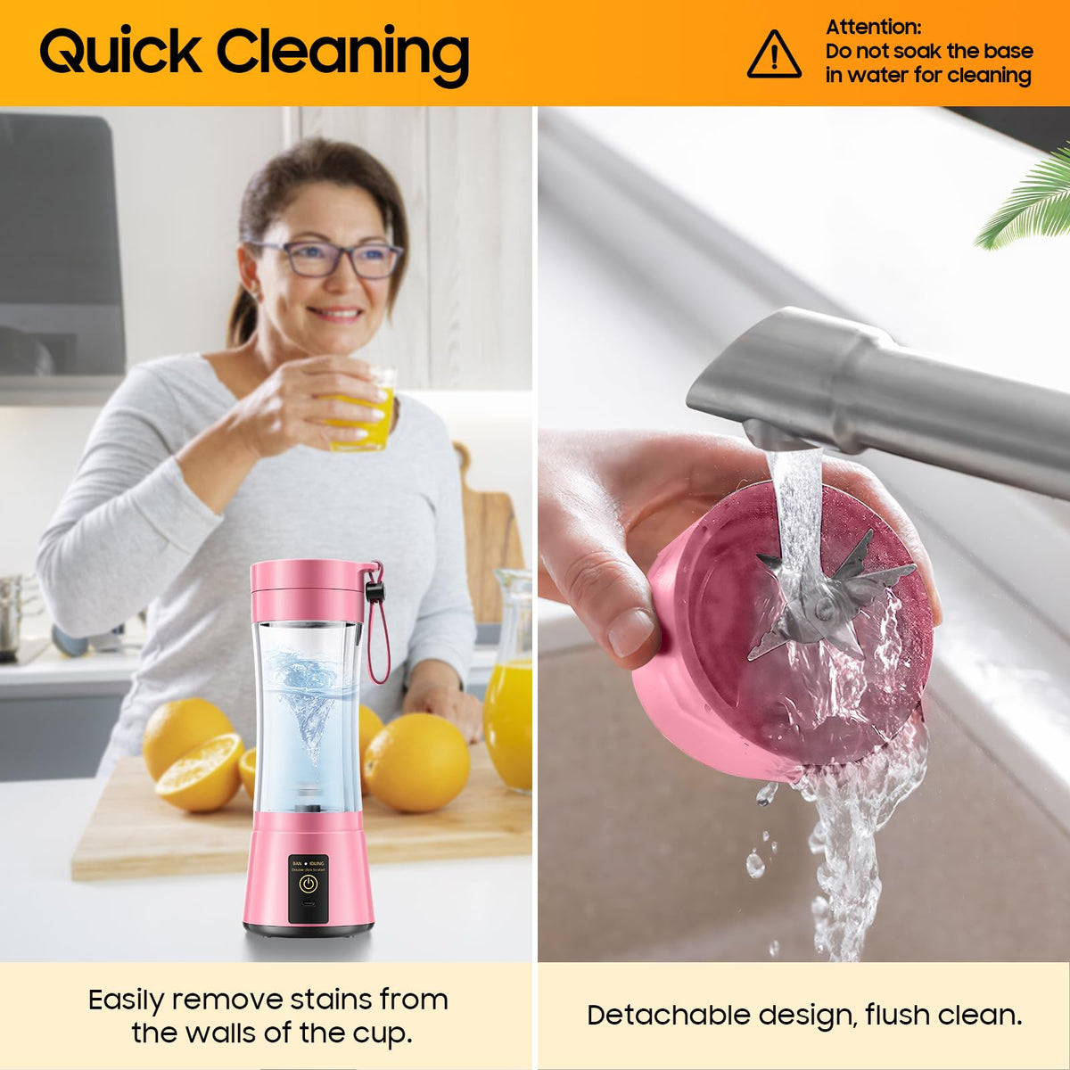 YFIXQNSU fruit smoothie in seconds with vivid flavors
