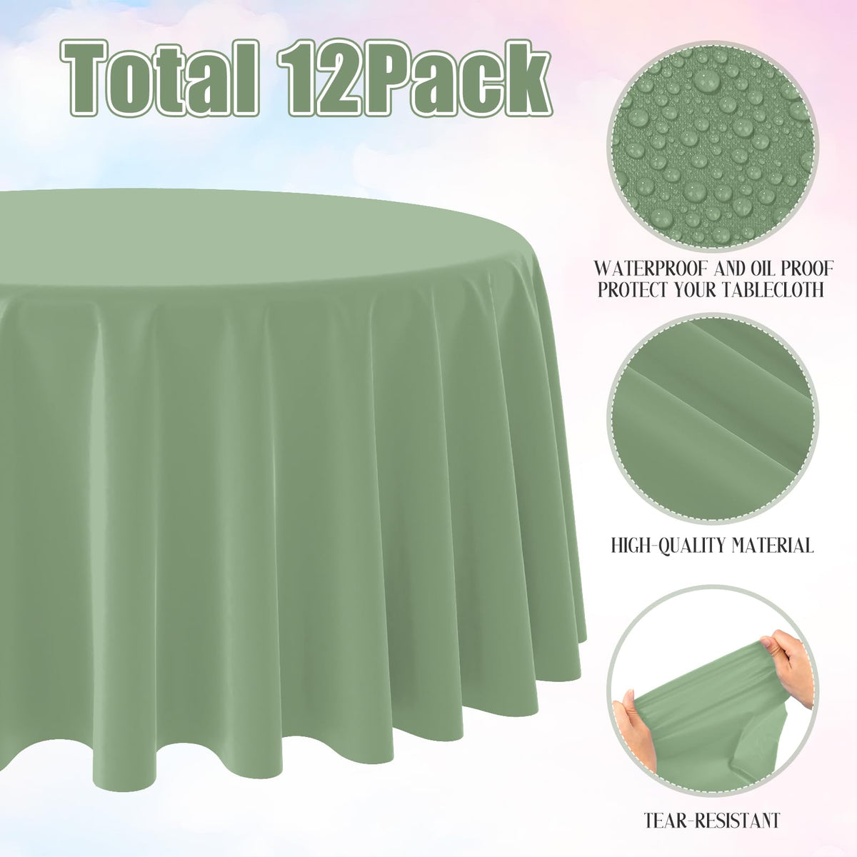 YIDAKO 6-pack packaging image highlights convenient disposable setup.