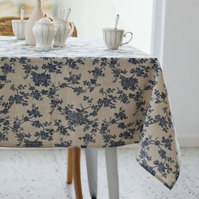 YiHomer Pastoral tablecloth 60x120 covers large tables with a refined look.