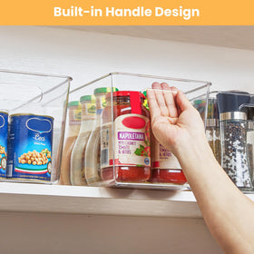 YIHONG easy-grip bin close-up highlights built-in handles for portability