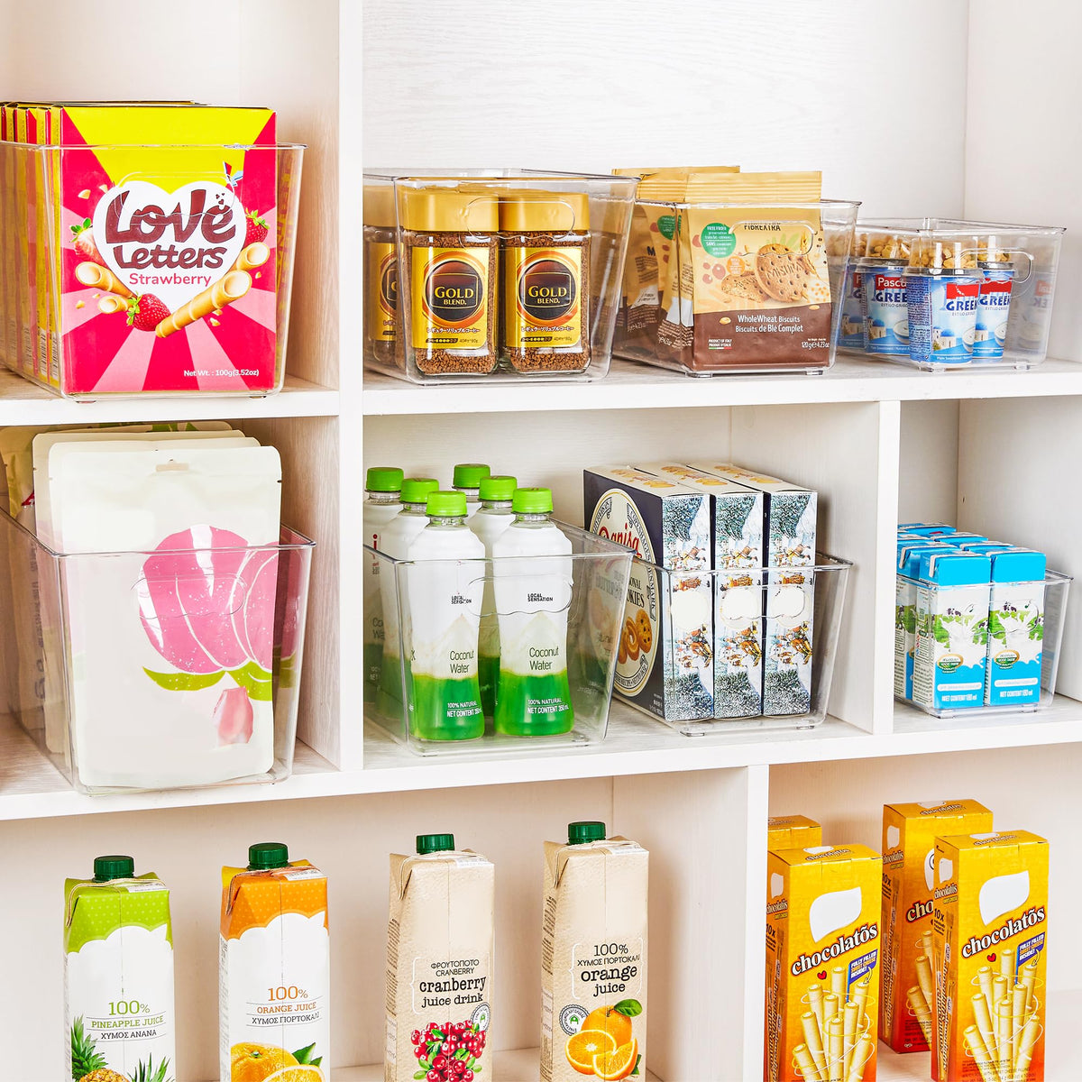 YIHONG kitchen organization bin transparency helps locating items