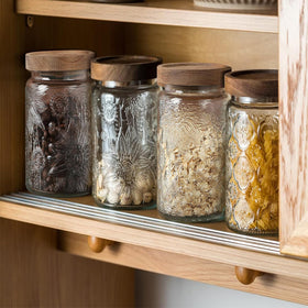 Yiluokuang kitchen counter or pantry display in stylish vintage style
