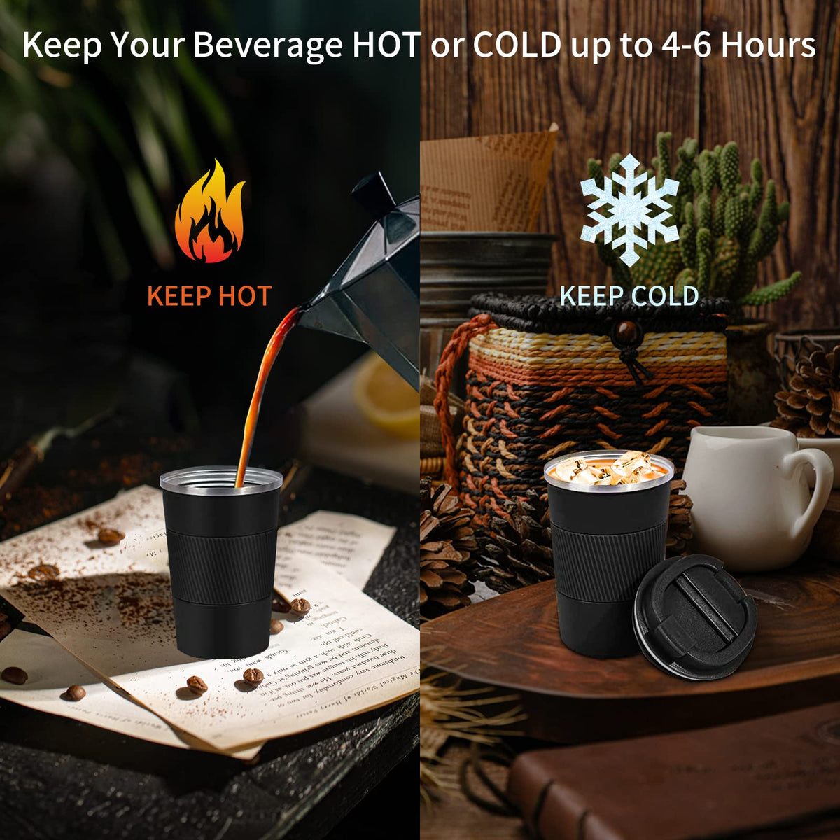 YINBAOGE cup fits most car holders for commuting, travel, and outdoor activities