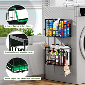 YIWANFW magnetic spice and snacks rack on fridge