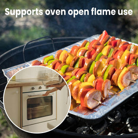 YLT WAX pans suitable for oven or grill and easy cleanup