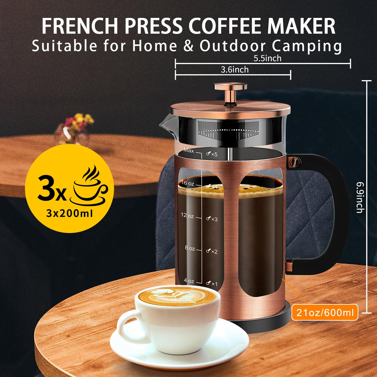 YMMIND easy-clean disassembly facilitates quick maintenance after brewing