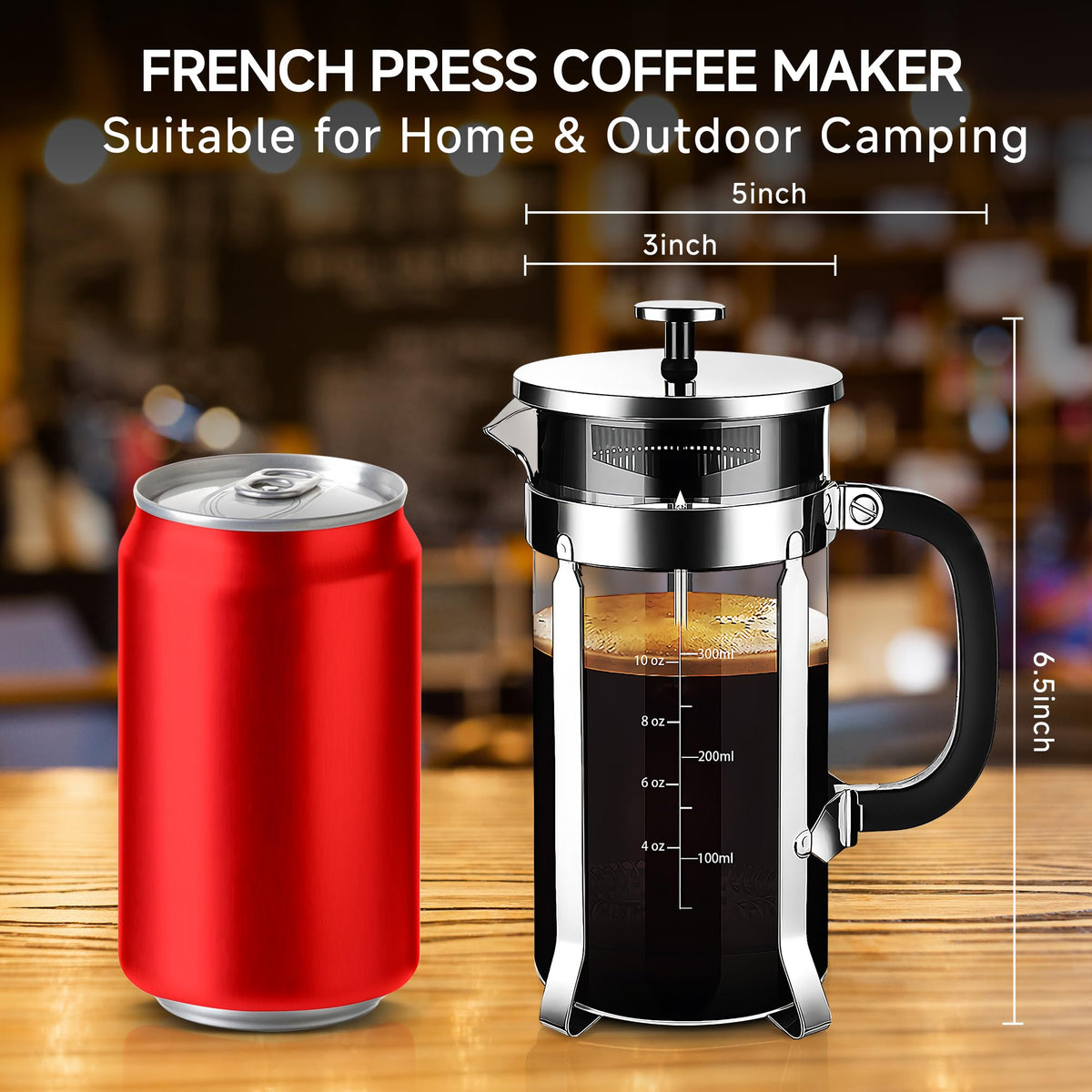 YMMIND 4-level filter system delivers smooth, rich brews.