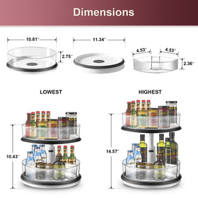 Ynelyase anti-slip base and 360-degree rotation protect surfaces and improve access.