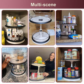 Ynelyase multi-scene storage suits kitchen, bathroom, office, and lockers.