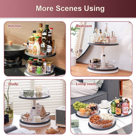 Ynelyase white finish blends with any decor while staying easy to wipe.