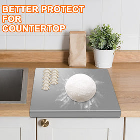 Yoposeo heavy-duty cutting board for bread, meat, fruits, and more.
