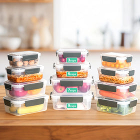 YORY containers are dishwasher, freezer, microwave, and fridge safe for versatile use