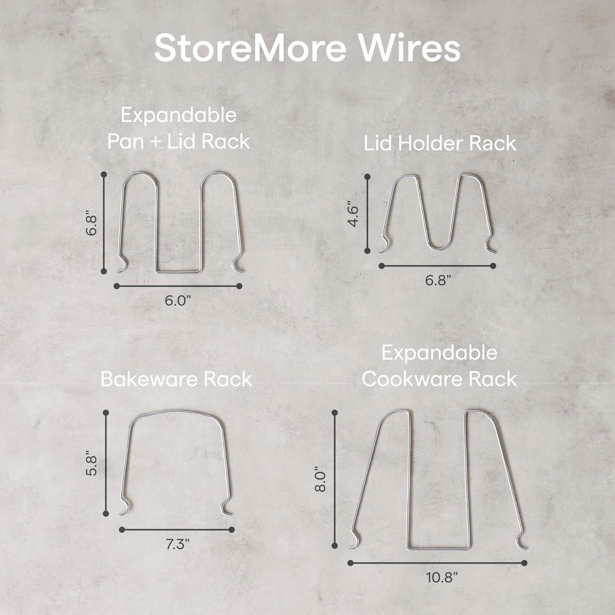 YouCopia StoreMore large cookware storage fits bigger pots safely