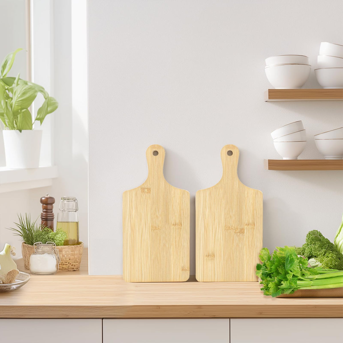 YOUKE OLA gift-ready bamboo cutting boards, great for Mother's Day.