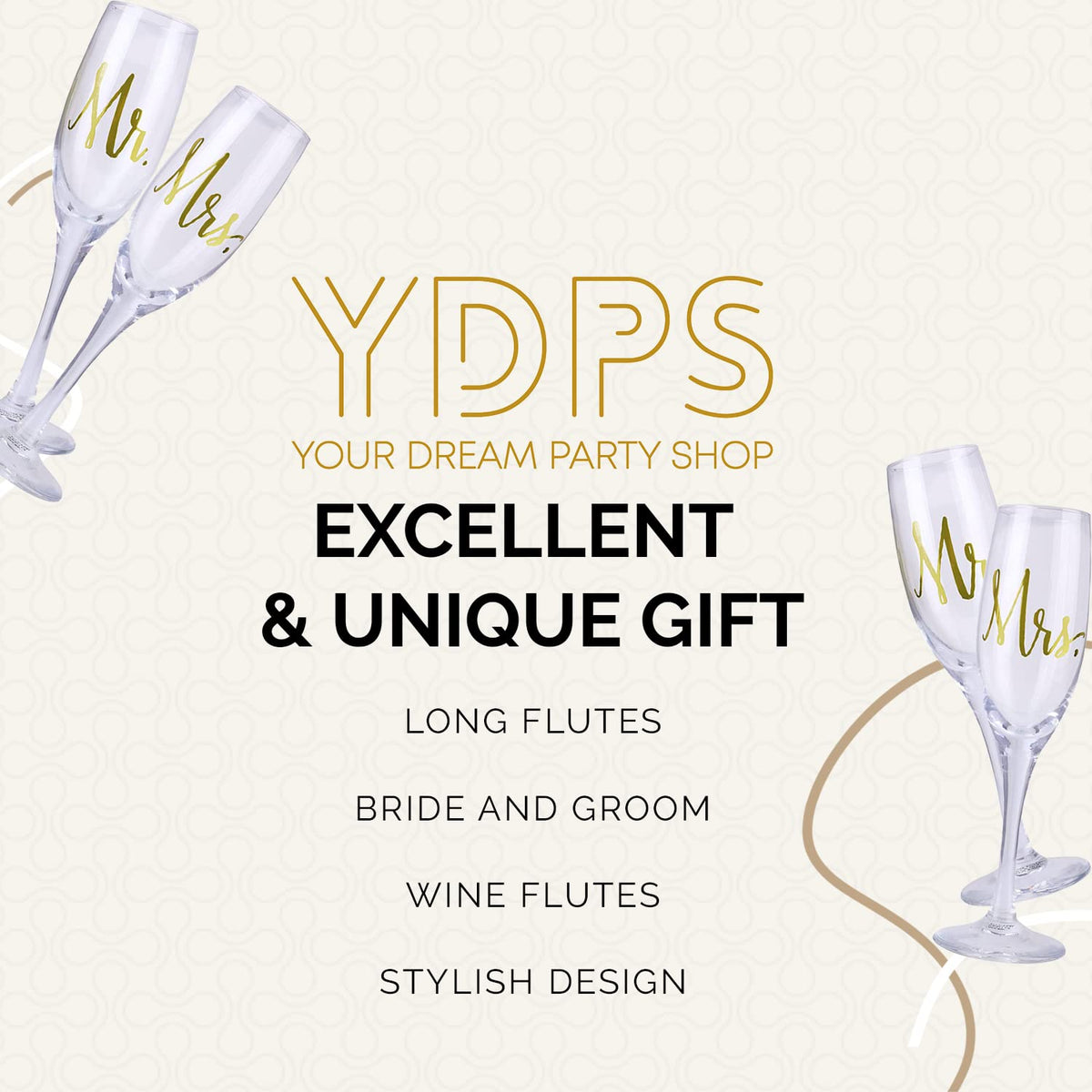 Your Dream Party Shop classy centerpiece for romantic celebrations and home bars