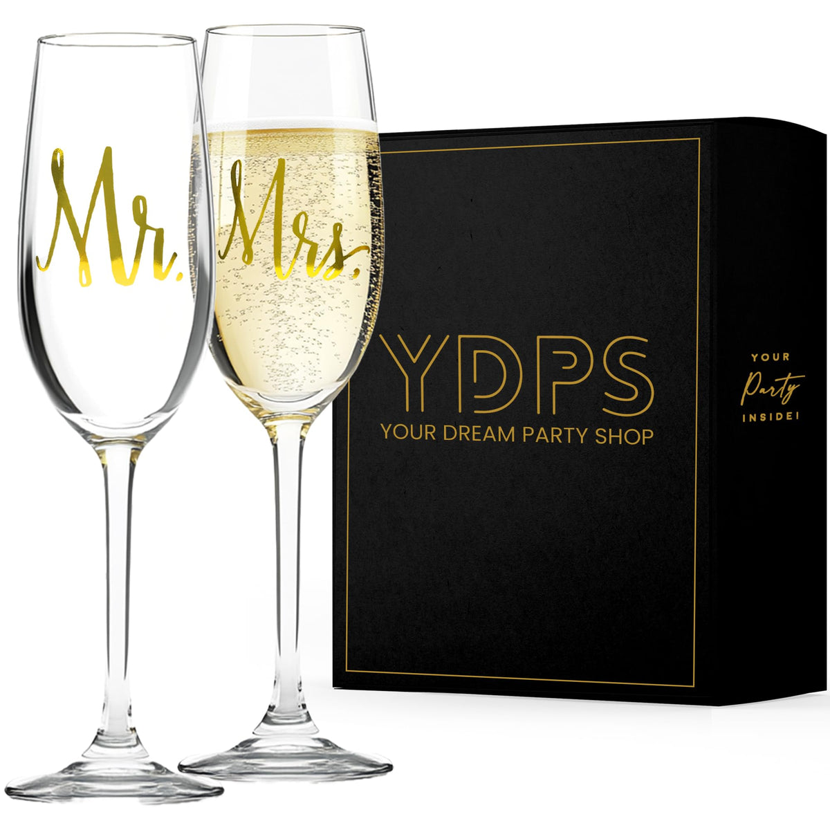 Your Dream Party Shop elegant wedding toasting set for memorable first moments