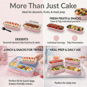 YQER food-grade foil pans are oven safe and freezer friendly.