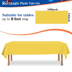 YSYJ 12-pack disposable tablecloths ready for quick party cleanup after dining