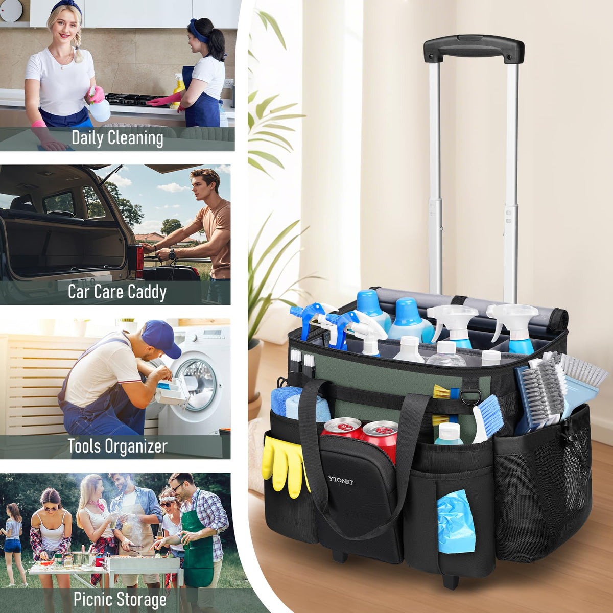 Ytonet versatile storage shows multi-use potential for cleaners and more