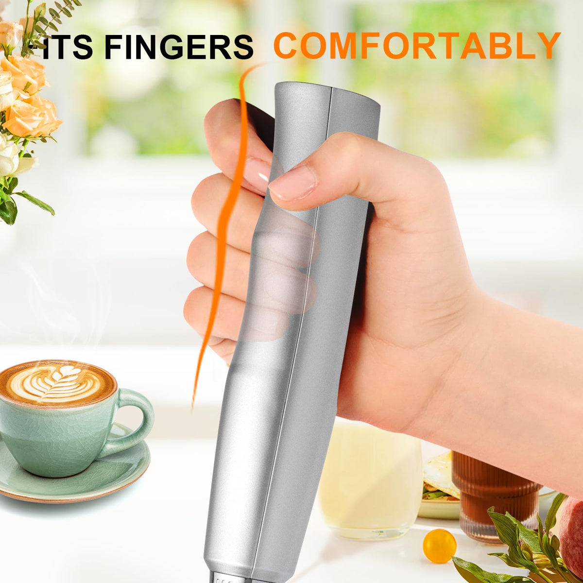 YUSWKO three speed control lets you tailor foam texture to your drink